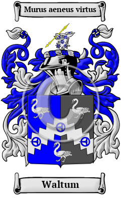 Waltum Family Crest/Coat of Arms