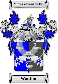 Wauton Family Crest Download (JPG) Legacy Series - 600 DPI