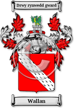 Wallan Family Crest Download (jpg) Legacy Series - 150 DPI