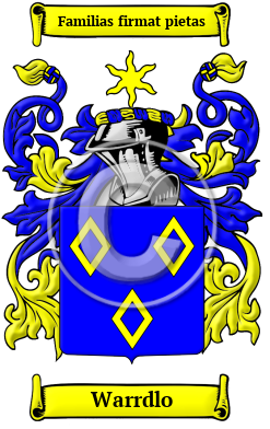 Warrdlo Family Crest/Coat of Arms