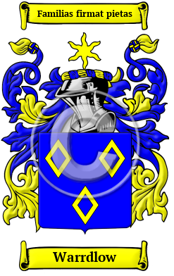 Warrdlow Family Crest/Coat of Arms