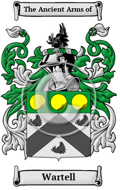 Wartell Family Crest/Coat of Arms