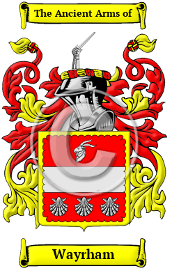 Wayrham Family Crest/Coat of Arms