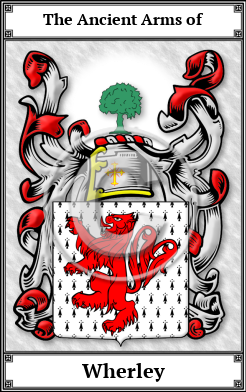 Wherley Family Crest Download (JPG)  Book Plated - 150 DPI