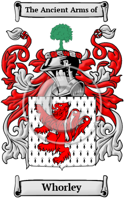 Whorley Family Crest/Coat of Arms