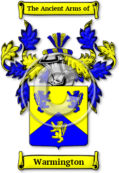 Warmington Family Crest Download (jpg) Legacy Series - 150 DPI