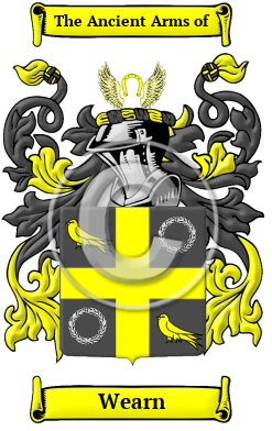 Wearn Family Crest/Coat of Arms