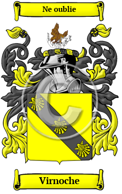 Virnoche Family Crest/Coat of Arms