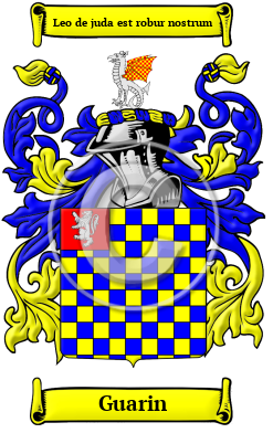 Guarin Family Crest/Coat of Arms
