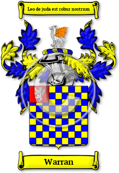 Warran Family Crest Download (jpg) Legacy Series - 150 DPI