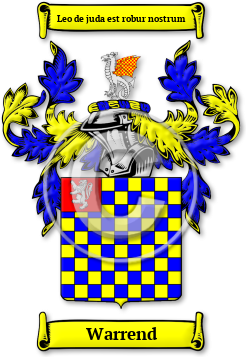 Warrend Family Crest Download (jpg) Legacy Series - 150 DPI