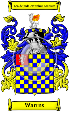 Warrns Family Crest/Coat of Arms