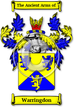 Warringdon Family Crest Download (JPG) Legacy Series - 600 DPI