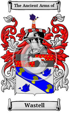 Wastell Family Crest/Coat of Arms