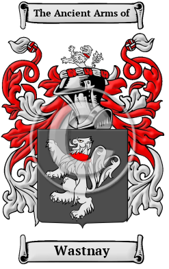 Wastnay Family Crest/Coat of Arms