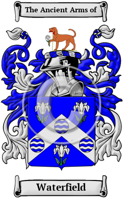 Waterfield Family Crest/Coat of Arms