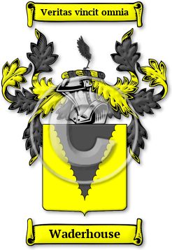 Waderhouse Family Crest Download (jpg) Legacy Series - 150 DPI