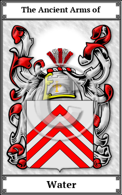 Water Family Crest Download (JPG)  Book Plated - 150 DPI