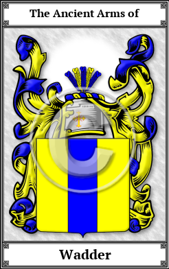 Wadder Family Crest Download (JPG)  Book Plated - 150 DPI