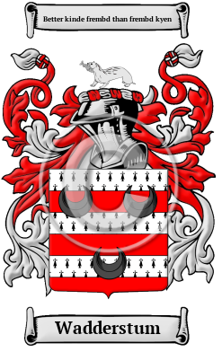 Wadderstum Family Crest/Coat of Arms