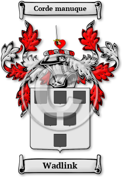 Wadlink Family Crest Download (JPG) Legacy Series - 300 DPI