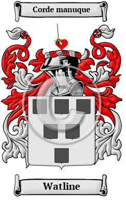 Watline Family Crest/Coat of Arms