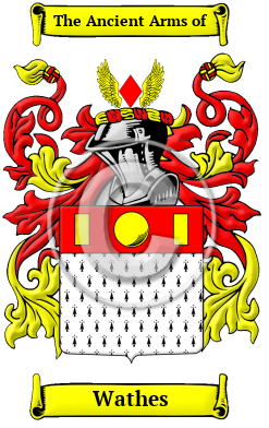 Wathes Family Crest/Coat of Arms