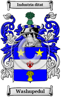Washupedul Family Crest/Coat of Arms