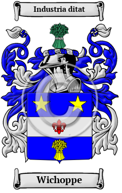 Wichoppe Family Crest/Coat of Arms