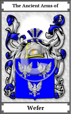 Wefer Family Crest Download (JPG) Book Plated - 600 DPI