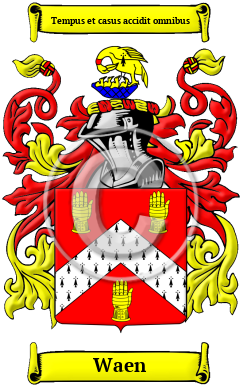 Waen Family Crest/Coat of Arms