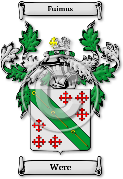 Were Family Crest Download (JPG) Legacy Series - 600 DPI