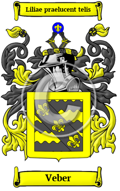 Veber Family Crest/Coat of Arms
