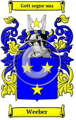Weeber Family Crest/Coat of Arms