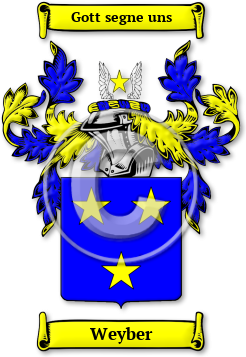 Weyber Family Crest Download (JPG) Legacy Series - 600 DPI
