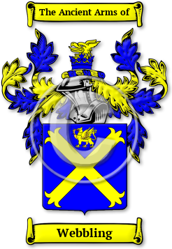 Webbling Family Crest Download (JPG) Legacy Series - 600 DPI
