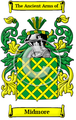 Midmore Family Crest/Coat of Arms