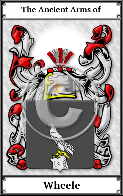 Wheele Family Crest Download (JPG)  Book Plated - 150 DPI