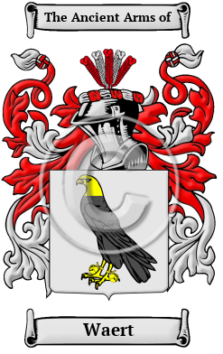 Waert Family Crest/Coat of Arms
