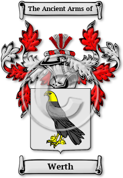 Werth Family Crest Download (JPG) Legacy Series - 600 DPI