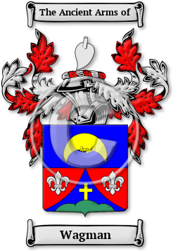 Wagman Family Crest Download (jpg) Legacy Series - 150 DPI
