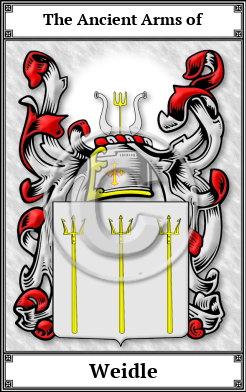 Weidle Family Crest Download (JPG) Book Plated - 600 DPI