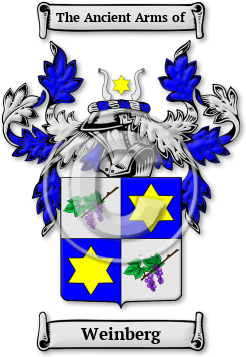 Weinberg Family Crest Download (jpg) Legacy Series - 150 DPI