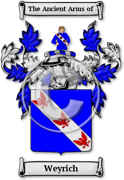 Weyrich Family Crest Download (jpg) Legacy Series - 150 DPI