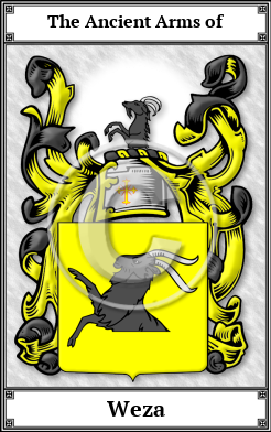 Weza Family Crest Download (JPG)  Book Plated - 150 DPI