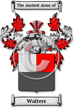 Waiters Family Crest Download (jpg) Legacy Series - 150 DPI