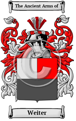 Weiter Family Crest/Coat of Arms