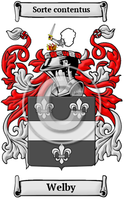 Welby Family Crest/Coat of Arms