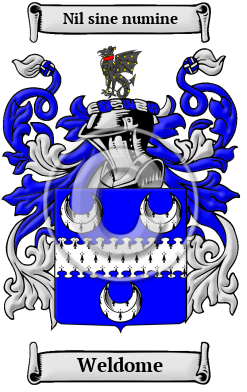 Weldome Family Crest Download (JPG) Heritage Series - 300 DPI