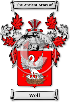 Well Family Crest Download (jpg) Legacy Series - 150 DPI